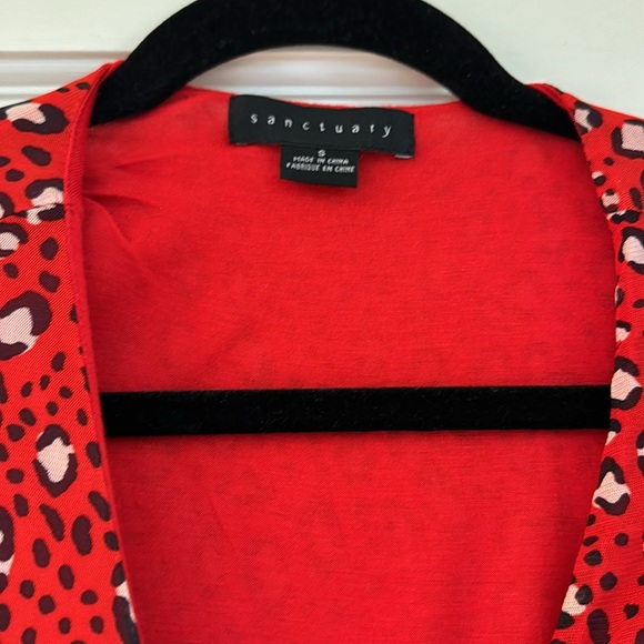 Sanctuary red ‘snake’ pattern dress - Picture 8 of 9